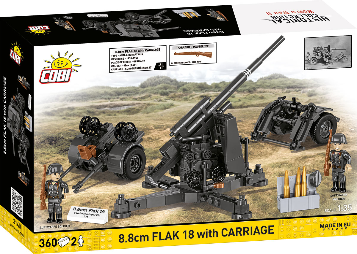 COBI 8,8 cm Flak 18 mit Lafette – Bild 2