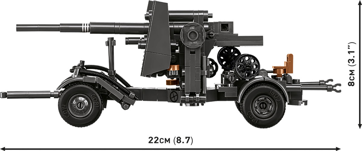 COBI 8,8 cm Flak 18 mit Lafette – Bild 8