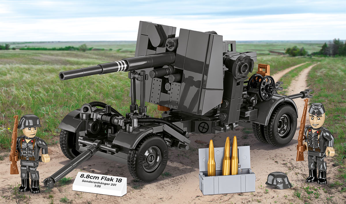 COBI 8,8 cm Flak 18 mit Lafette – Bild 4