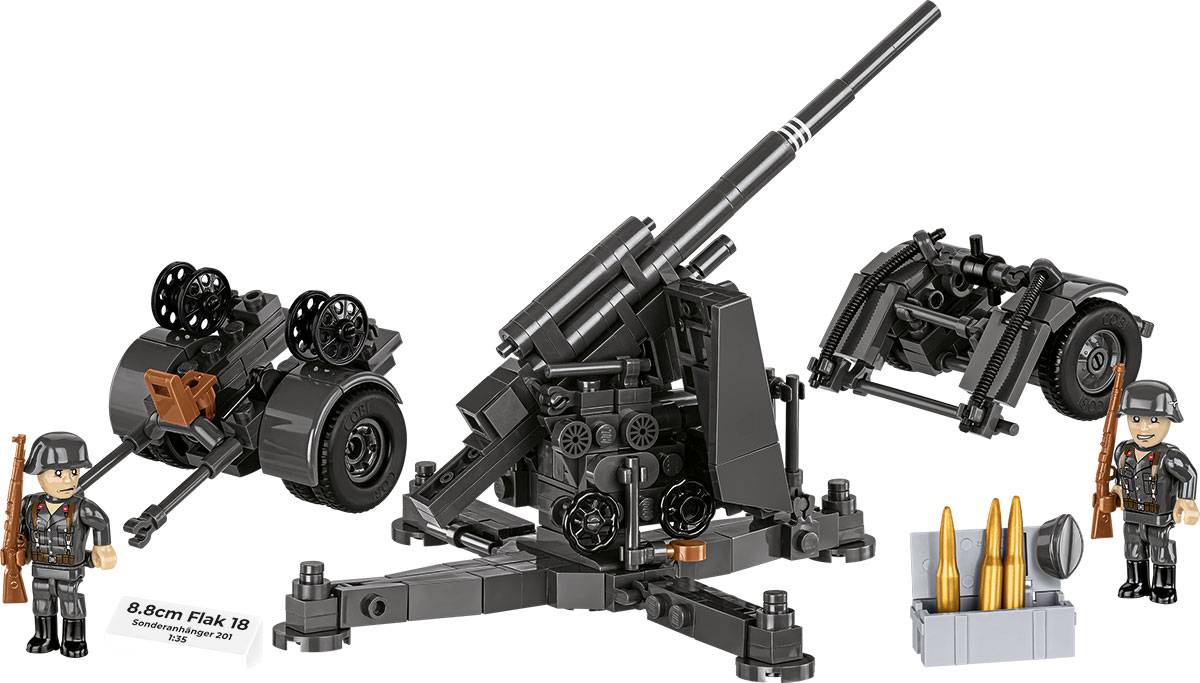 COBI 8,8 cm Flak 18 mit Lafette – Bild 6