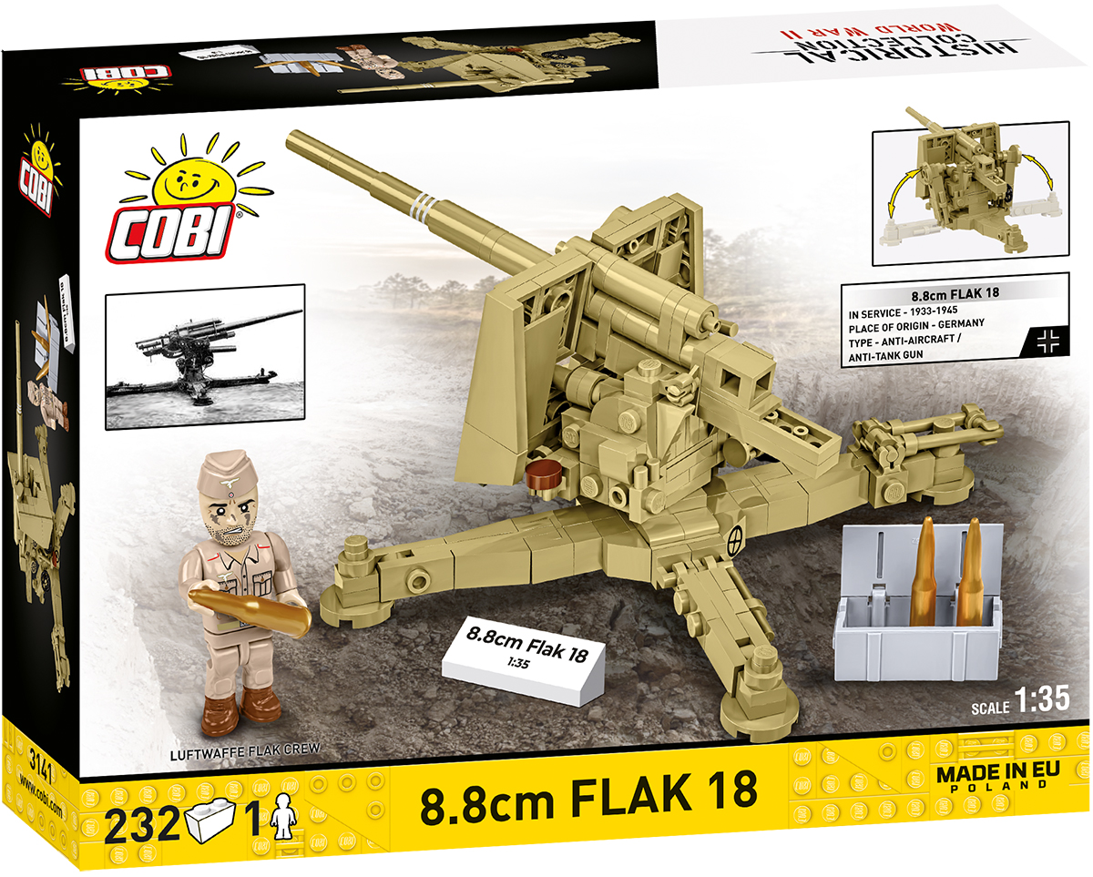 COBI 8,8 cm Flak 18 (DAK) – Bild 2