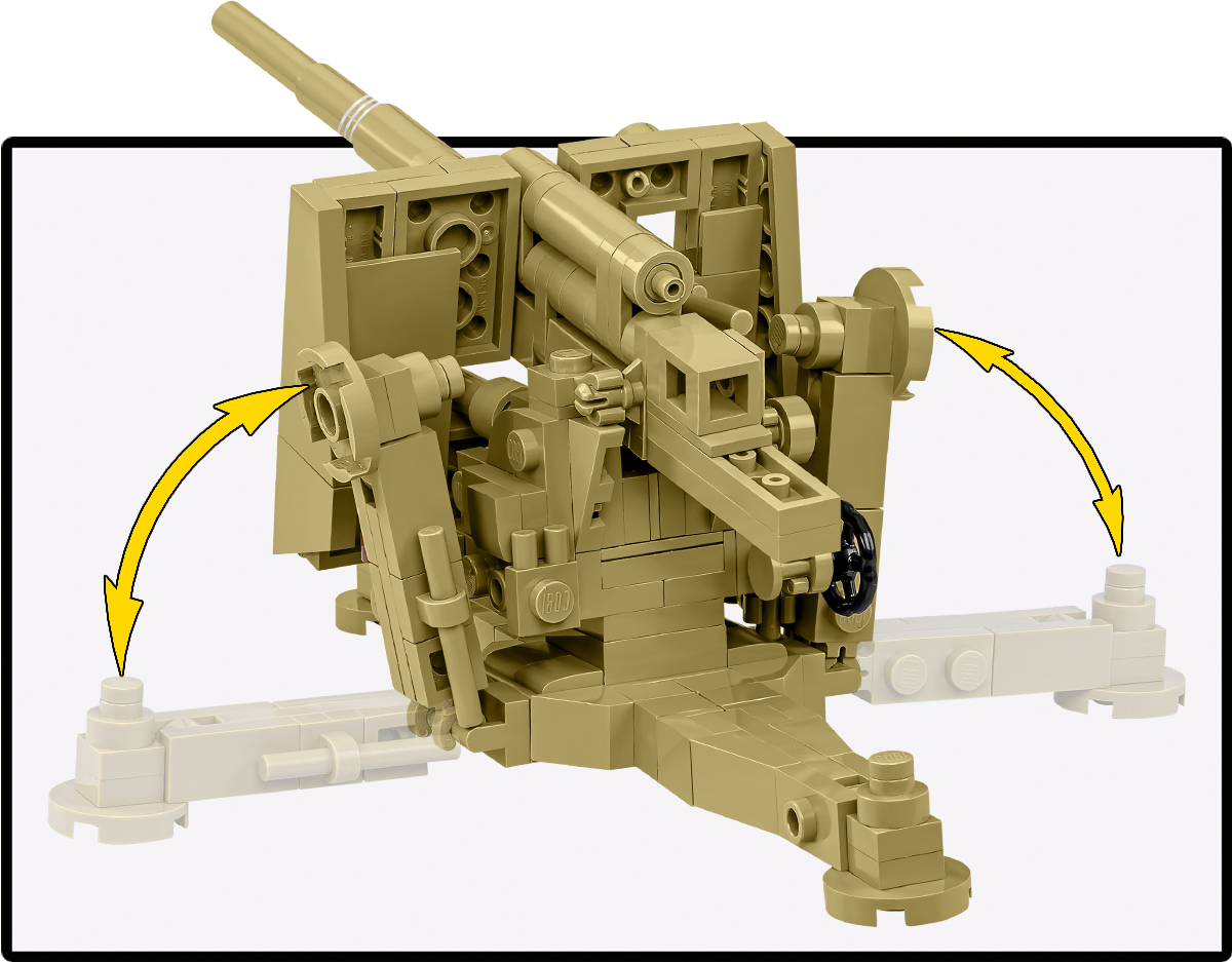 COBI 8,8 cm Flak 18 (DAK) – Bild 5
