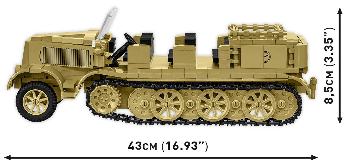 COBI Sd.Kfz. 8 & 8,8-cm-Flak 36 (DAK) – Bild 11