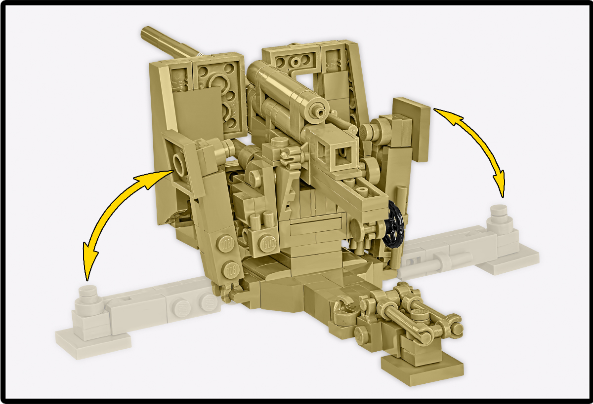 COBI Sd.Kfz. 8 & 8,8-cm-Flak 36 (DAK) – Bild 6