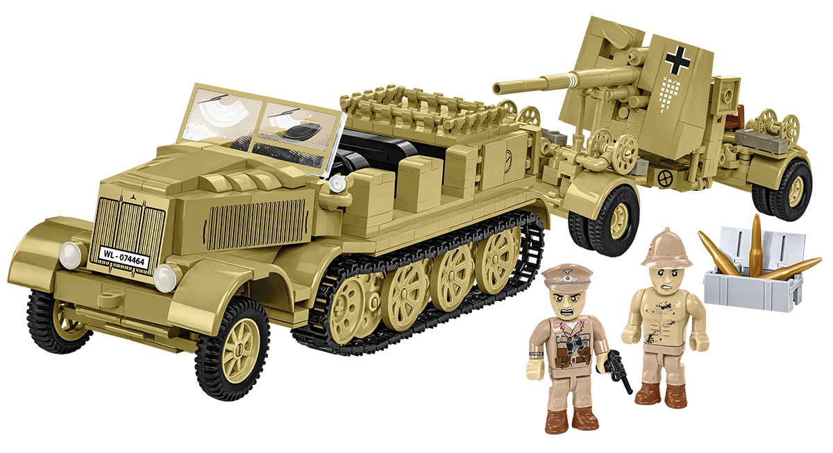 COBI Sd.Kfz. 8 & 8,8-cm-Flak 36 (DAK) – Bild 3