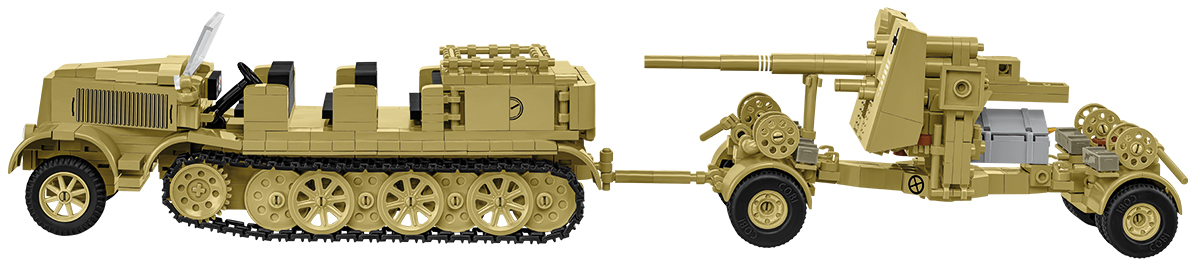 COBI Sd.Kfz. 8 & 8,8-cm-Flak 36 (DAK) – Bild 4