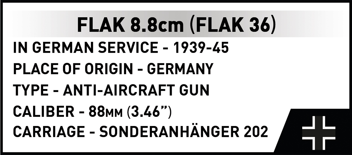 COBI Sd.Kfz. 8 & 8,8-cm-Flak 36 (DAK) – Bild 12
