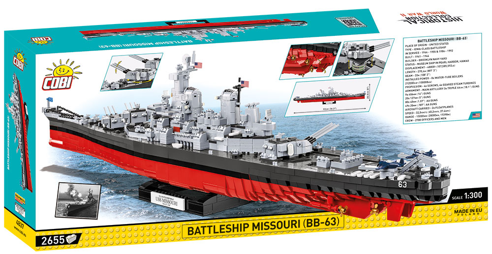 COBI Schlachtschiff Missouri (BB-63) – Bild 2