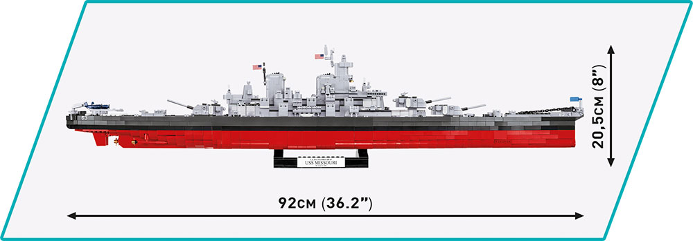 COBI Schlachtschiff Missouri (BB-63) – Bild 9