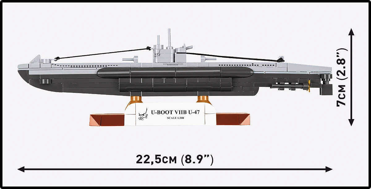 COBI U-Boot Typ VIIB U-47 – Bild 6