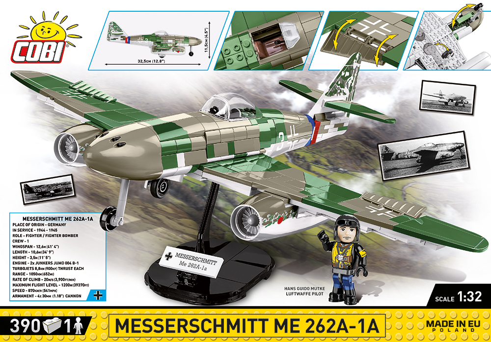 COBI Messerschmitt Me262 A-1a – Bild 12