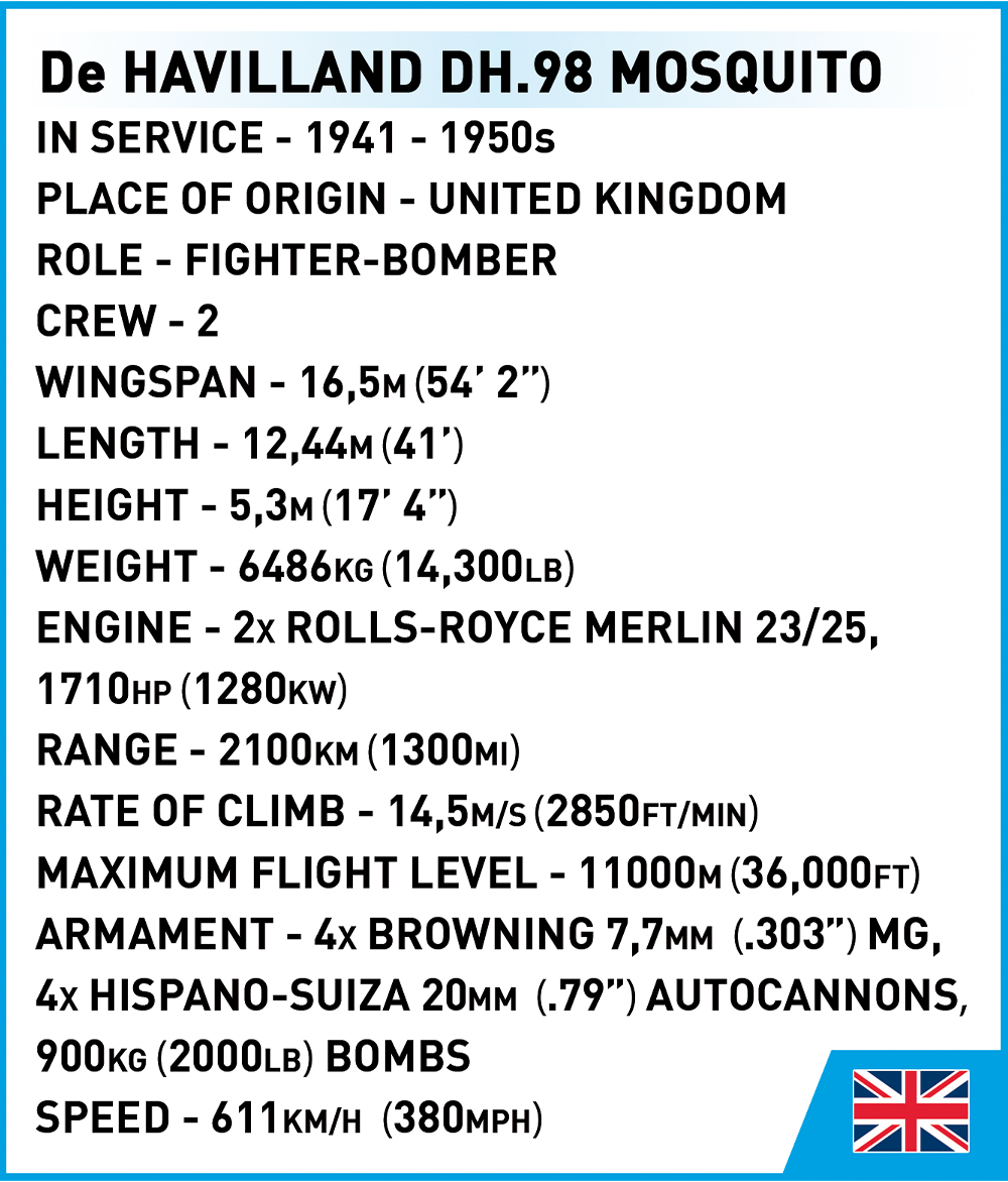 COBI De Havilland DH-98 Mosquito – Bild 2
