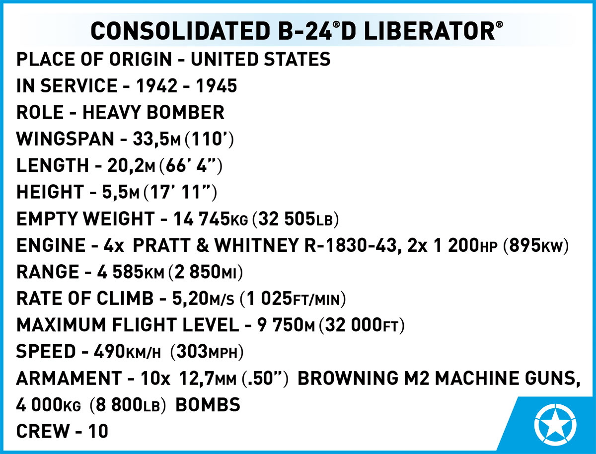 COBI Consolidated B-24 Liberator – Bild 16