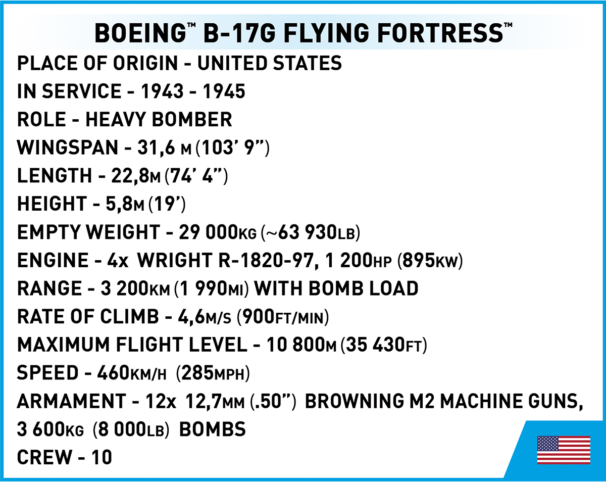 COBI Boeing B-17G Flying Fortress – Bild 11