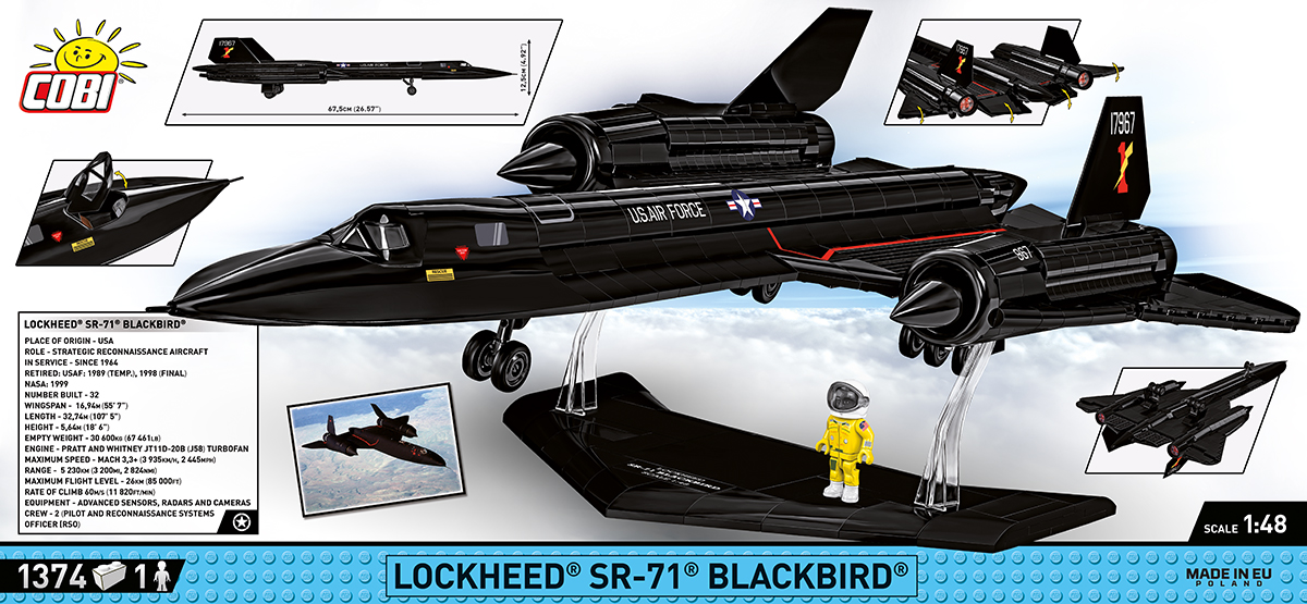 COBI Lockheed SR-71 Blackbird – Bild 14