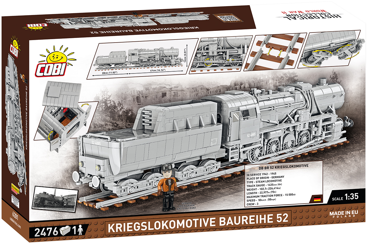 COBI Kriegslokomotive Baureihe 52 – Bild 2