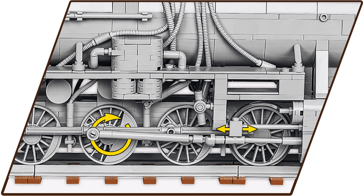COBI Kriegslokomotive Baureihe 52 – Bild 7