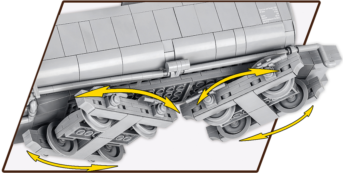 COBI Kriegslokomotive Baureihe 52 – Bild 6