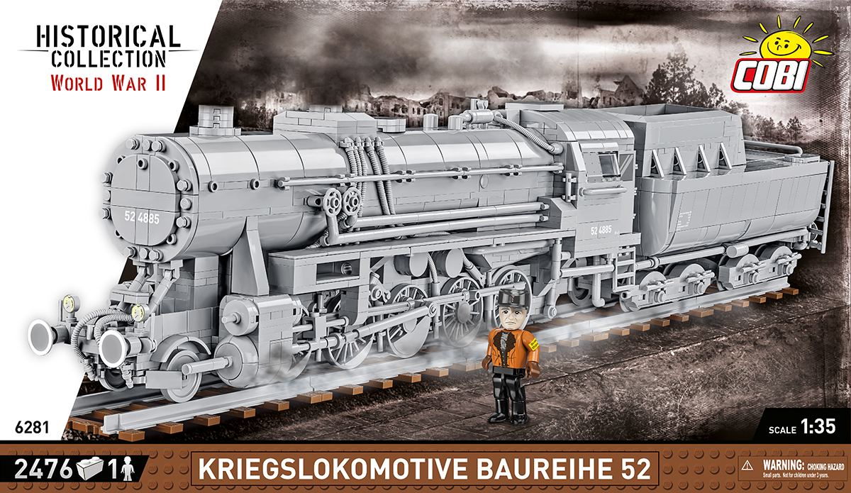 COBI Kriegslokomotive Baureihe 52 – Bild 12