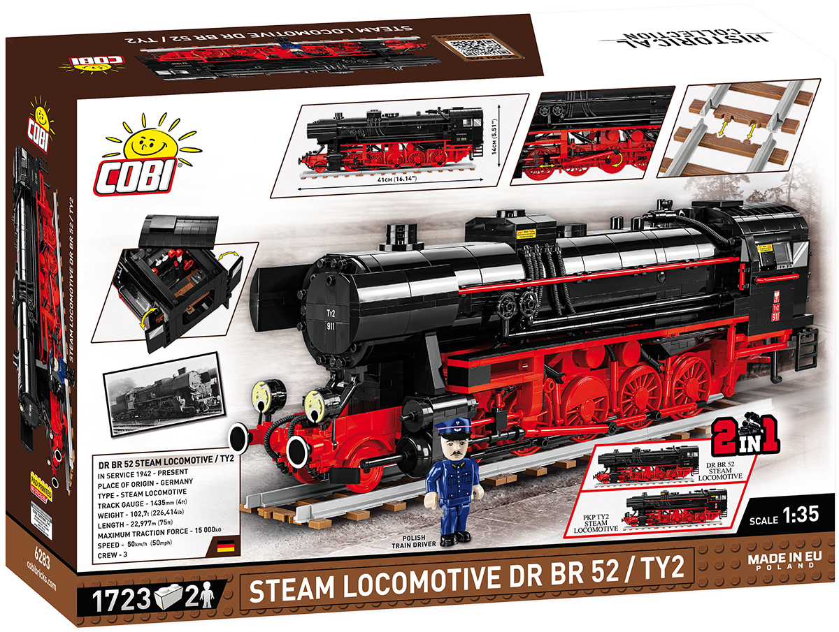 COBI DR BR 52/TY2 Dampf Lokomotive – Bild 2