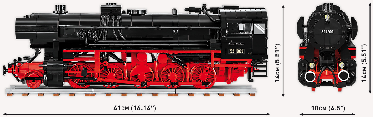 COBI DR BR 52/TY2 Dampf Lokomotive – Bild 11