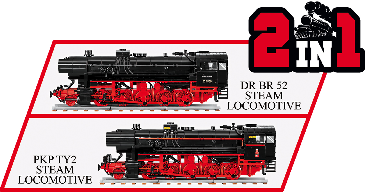 COBI DR BR 52/TY2 Dampf Lokomotive – Bild 3