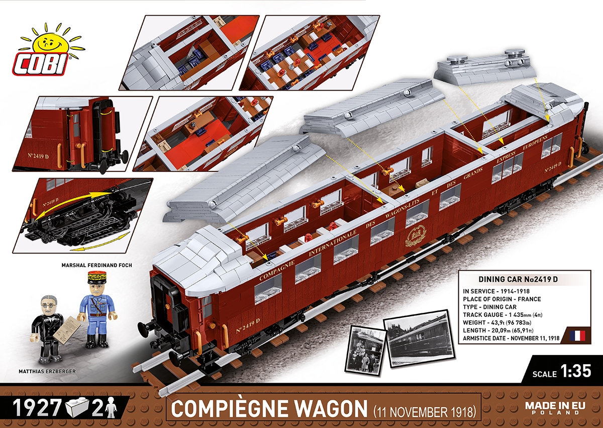 COBI Compiègne Wagon (11 November 1918) – Bild 15