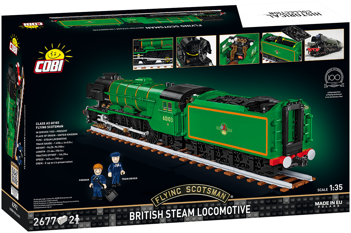 COBI Flying Scotsman - Britische Dampf Lokomotive – Bild 2