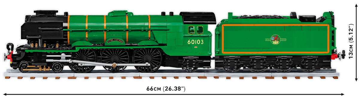 COBI Flying Scotsman - Britische Dampf Lokomotive – Bild 13