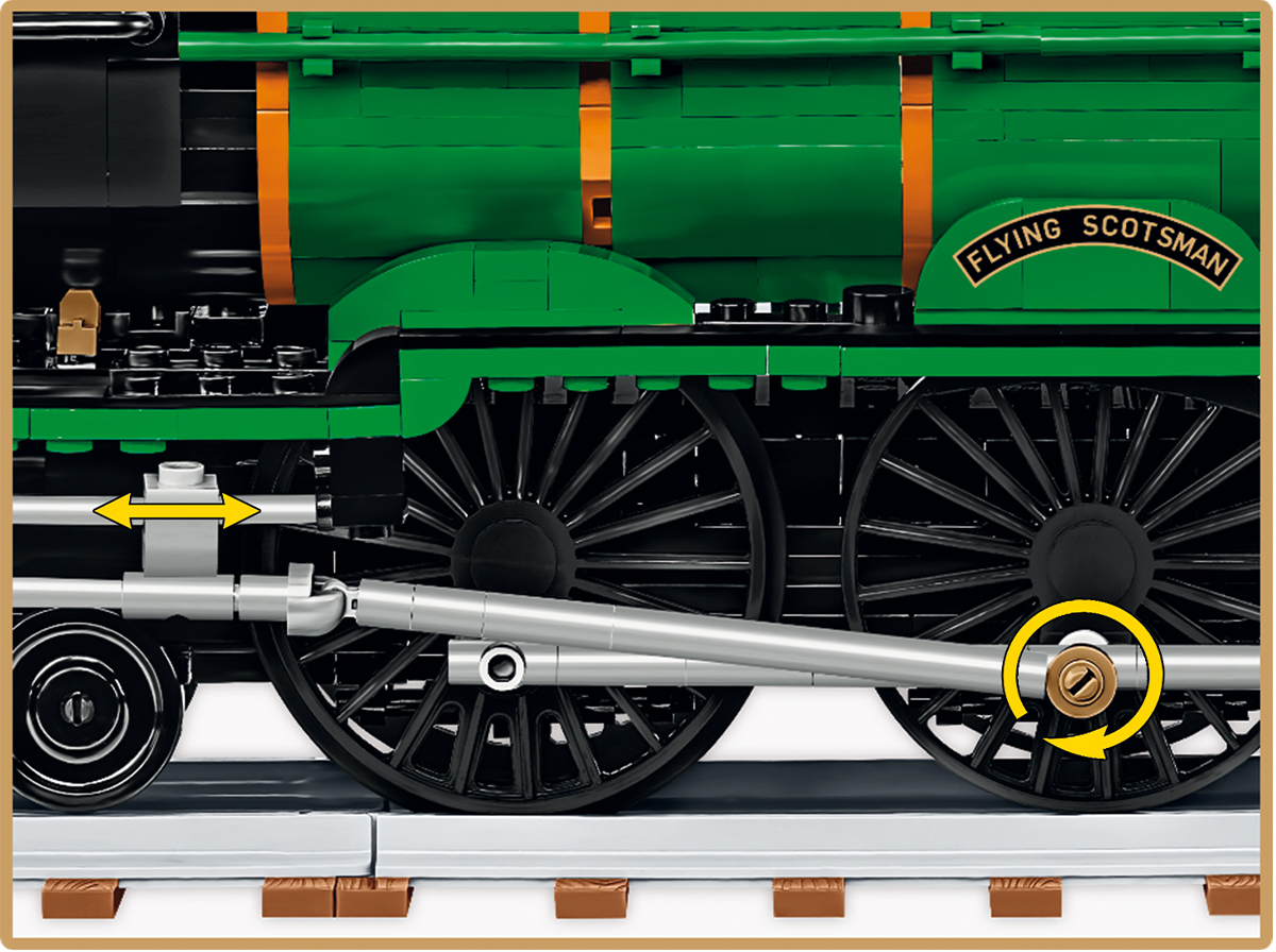 COBI Flying Scotsman - Britische Dampf Lokomotive – Bild 9