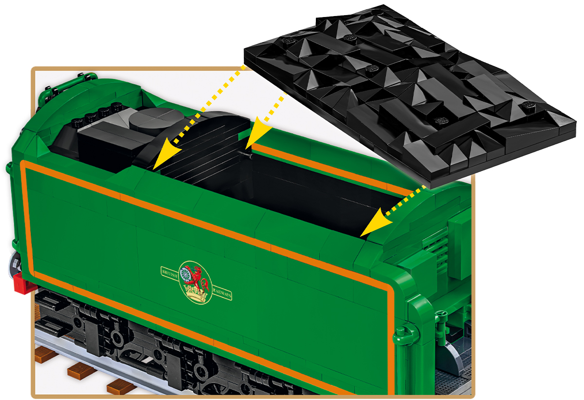 COBI Flying Scotsman - Britische Dampf Lokomotive – Bild 6