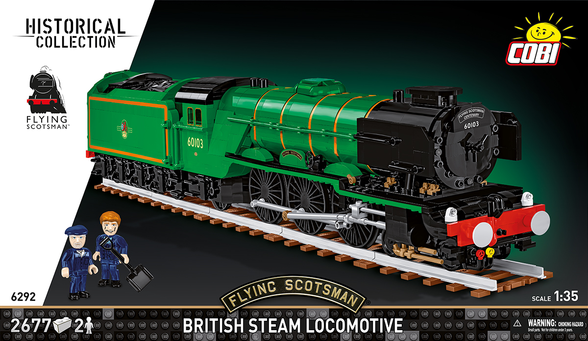 COBI Flying Scotsman - Britische Dampf Lokomotive – Bild 15