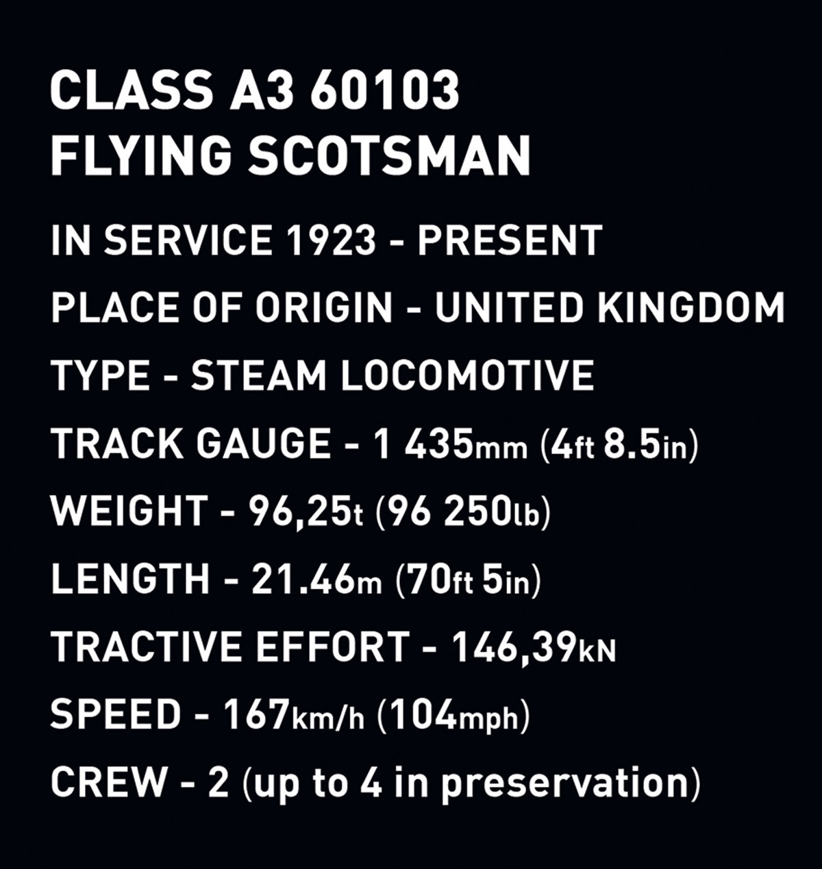 COBI Flying Scotsman - Britische Dampf Lokomotive – Bild 14