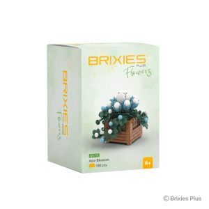 BRIXIES Plus Mini Blume "Azur Blossom"