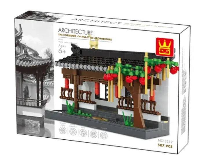 Wange 3312 Architecture-Set Hui Style Korridor