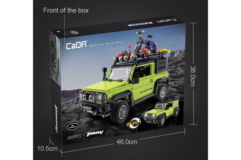 CaDA C62001W SUZUKI Jimny Sierra 1:12 | 1803 Teile