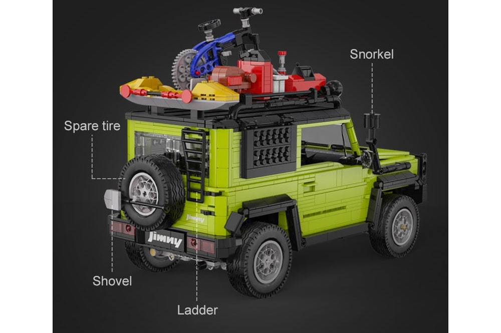 CaDA C62001W SUZUKI Jimny Sierra 1:12 | 1803 Teile – Bild 9