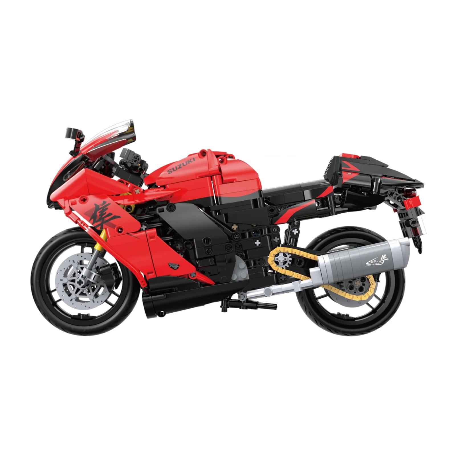 CaDA C64051W Suzuki Hayabusa Motorrad 1:6 | 1043 Teile – Bild 4