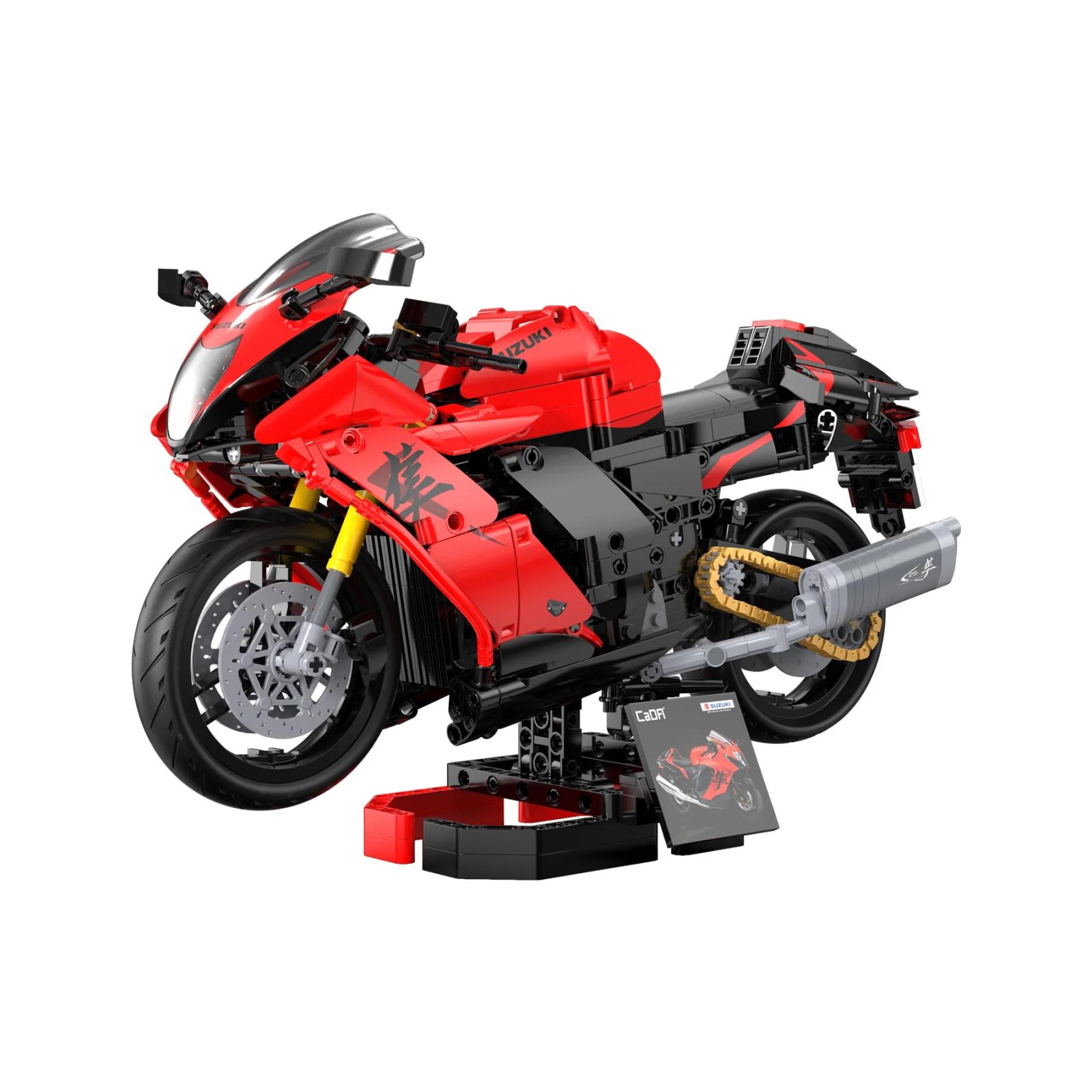 CaDA C64051W Suzuki Hayabusa Motorrad 1:6 | 1043 Teile – Bild 2