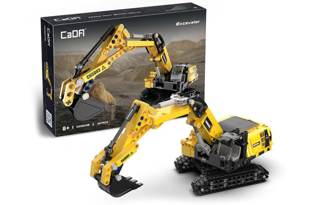 CaDA C65003W Technik Kettenbagger | 467 Teile