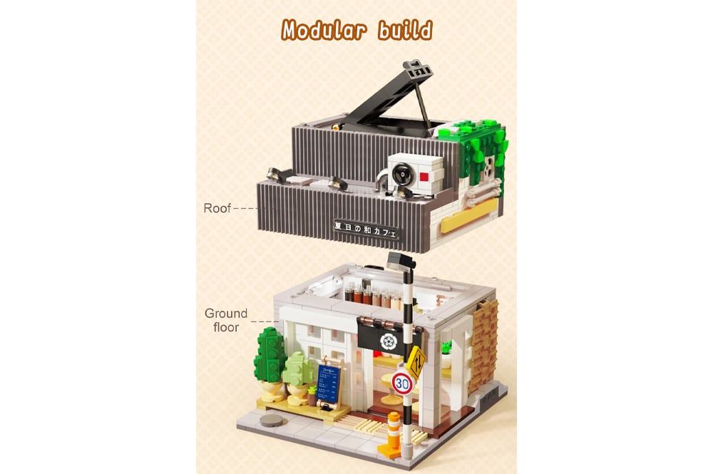 CaDA C66007W Japanisches Sommer-Café Modular | 1116 Teile – Bild 4