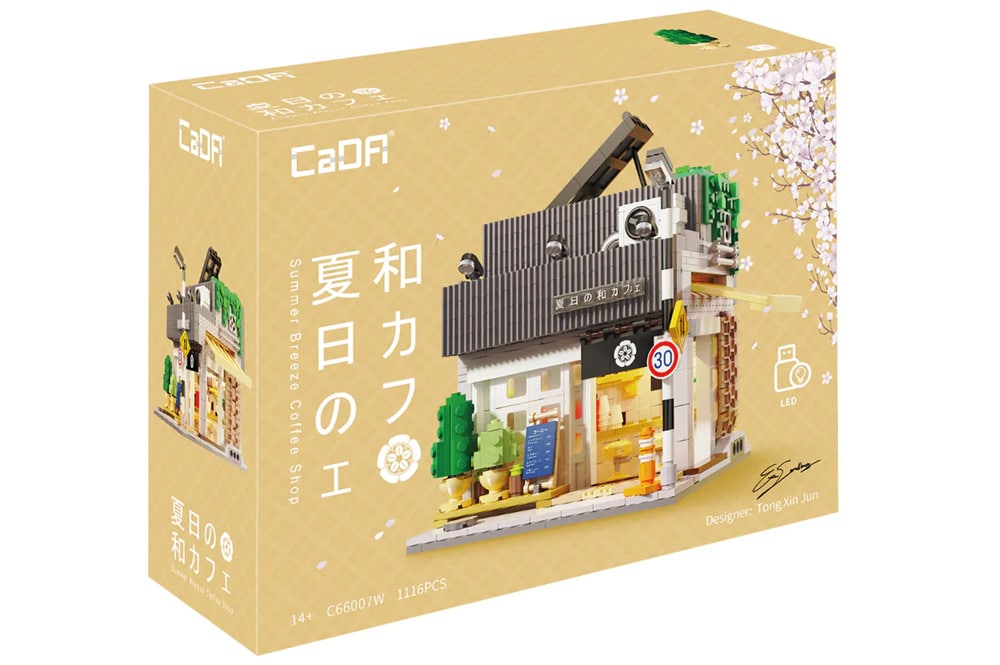 CaDA C66007W Japanisches Sommer-Café Modular | 1116 Teile