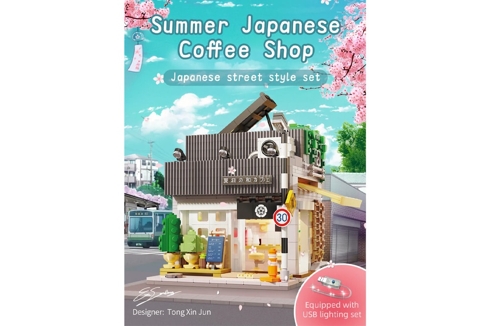 CaDA C66007W Japanisches Sommer-Café Modular | 1116 Teile – Bild 14