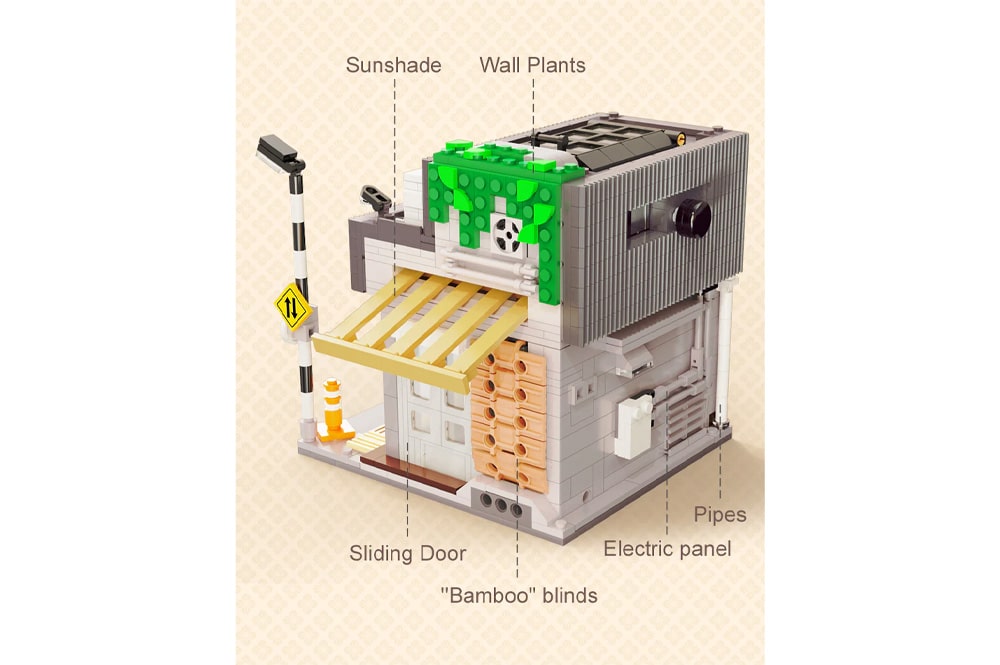 CaDA C66007W Japanisches Sommer-Café Modular | 1116 Teile – Bild 7