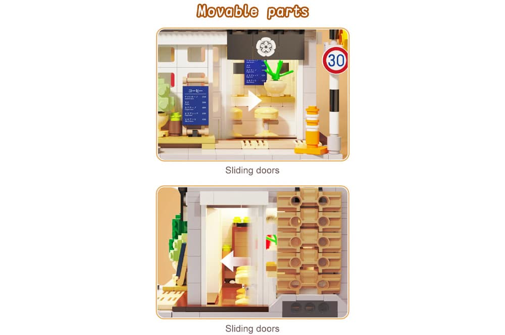 CaDA C66007W Japanisches Sommer-Café Modular | 1116 Teile – Bild 6