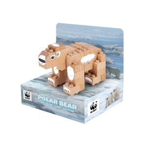 FabBrix - WWF Polarbär (kompatibles Holzbaustein-Set)