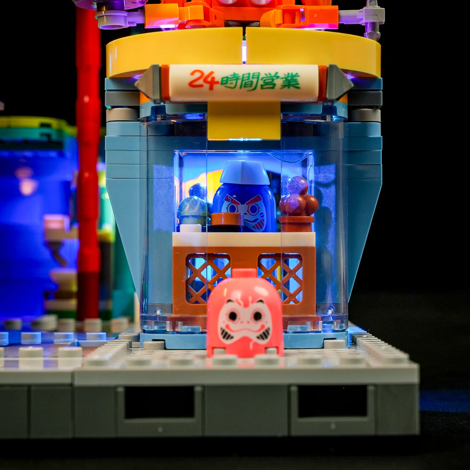 Lumibricks 17004 Cyberpunk Izakaya mit LED | Neon Gasse – Bild 9