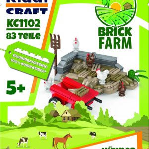 Kiddicraft KC1102 Misthaufen mit Hühnern