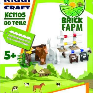 Kiddicraft KC1105 Pferde auf dem Reitplatz