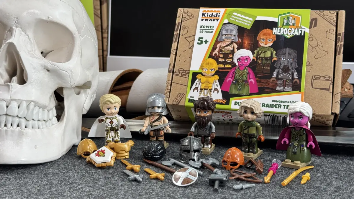 Kiddicraft KC1419 Kiddiz Figuren-Pack: Dungeon Raider – Bild 7
